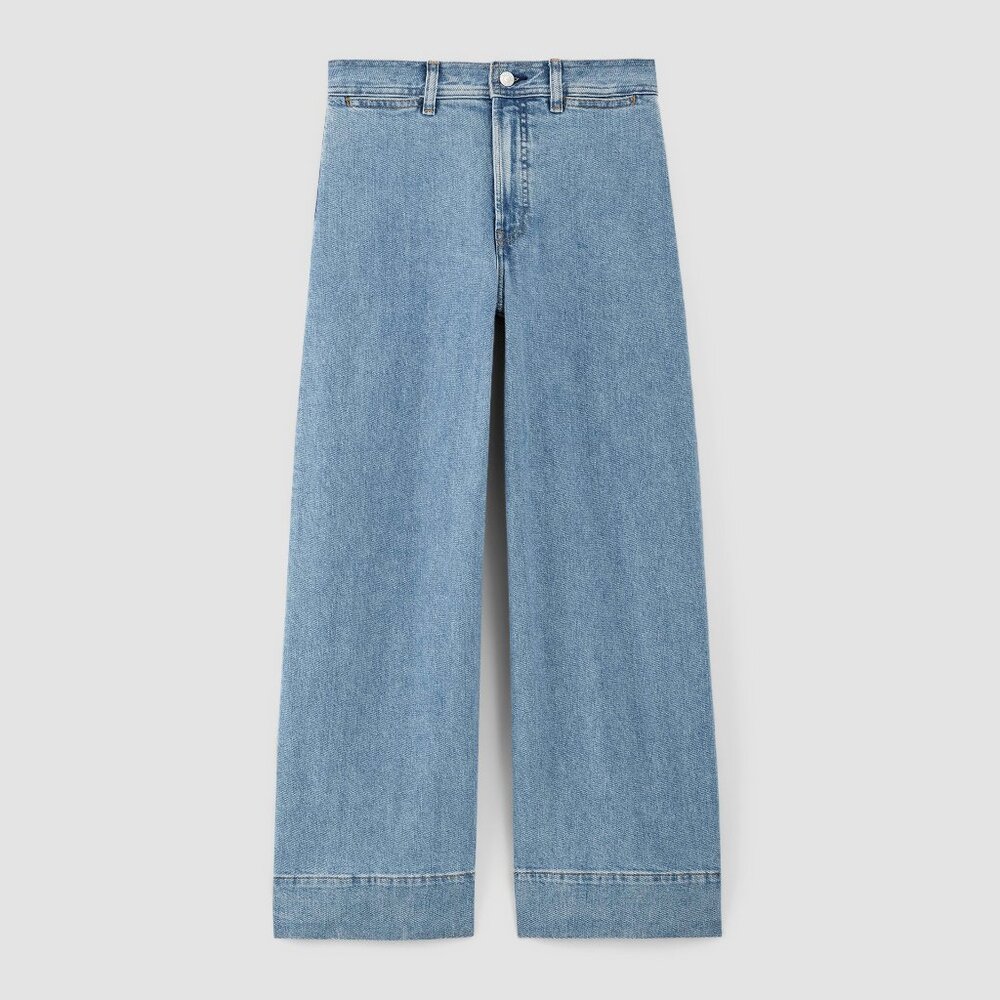 Everlane Women's Mariner Cropped Jean in Shallow Beach, Size 27, Denim